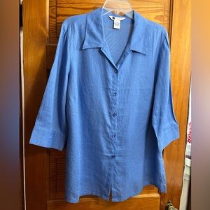 Carol Little linen tunic.